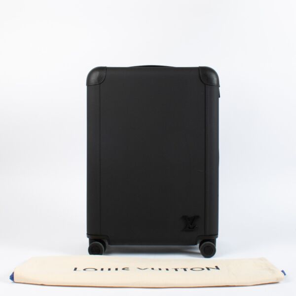 Louis Vuitton Black Leather Horizon 55 Trolley