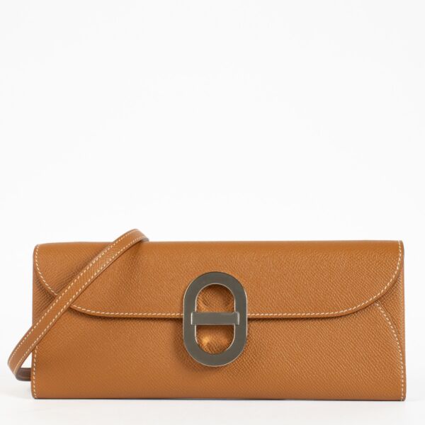 Hermès Maillon To Go Wallet Gold Epsom PHW