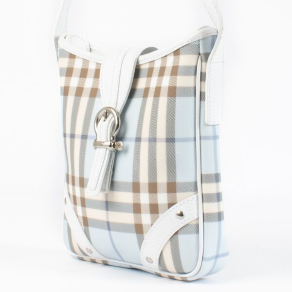 Burberry Light Blue Check Bag