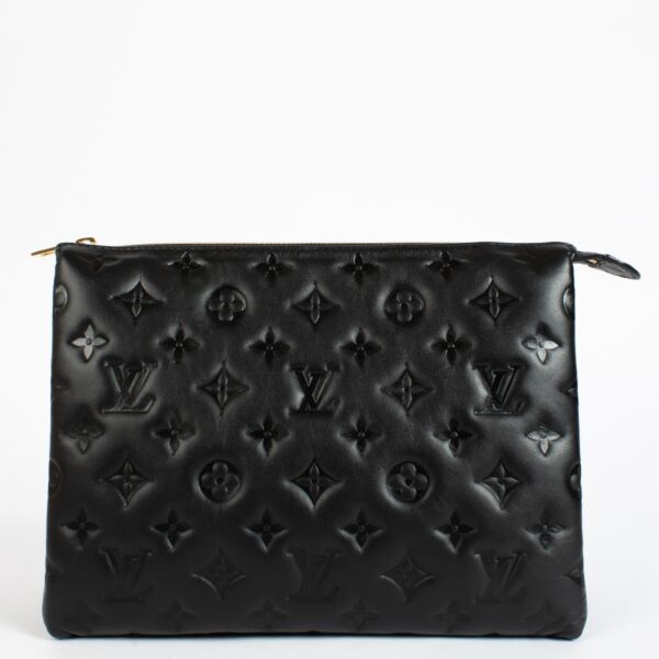 Louis Vuitton Black Scarf Coussin PM Bag