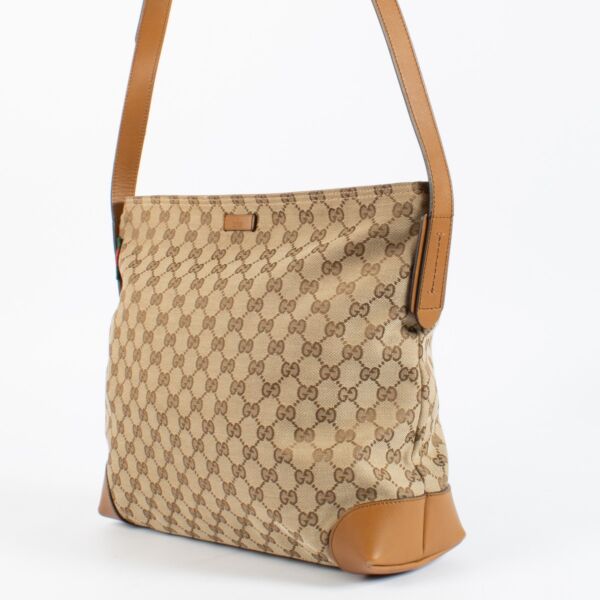Gucci Canvas GG Monogram Messenger Bag