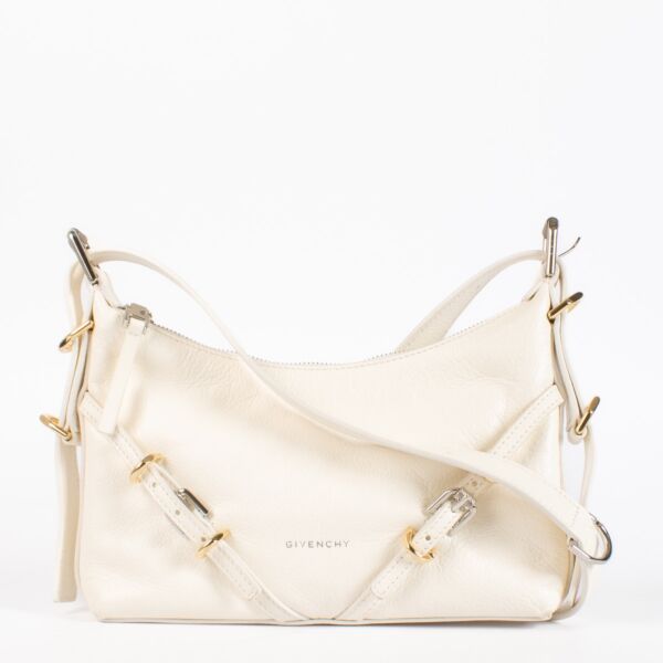 Authentic pre-loved Givenchy Ivory Mini Voyou Bag on Labellov.com
