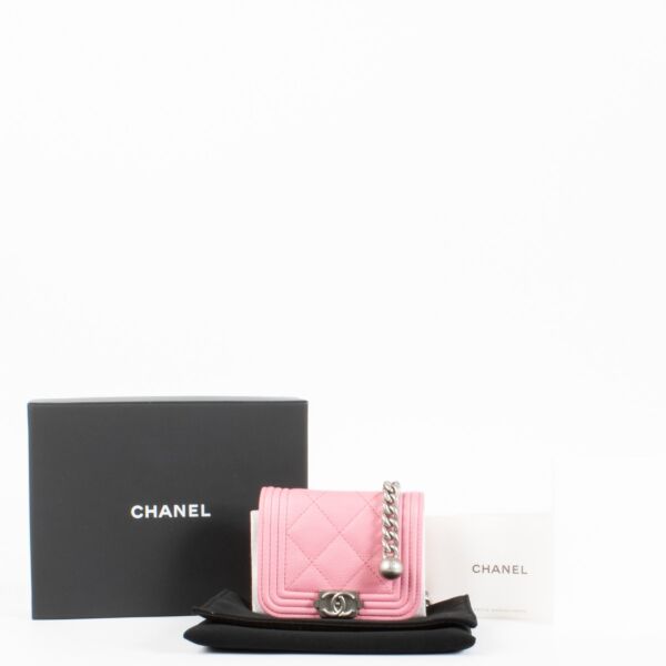 Chanel Pink Boy Chanel Coin Purse Belt Bag