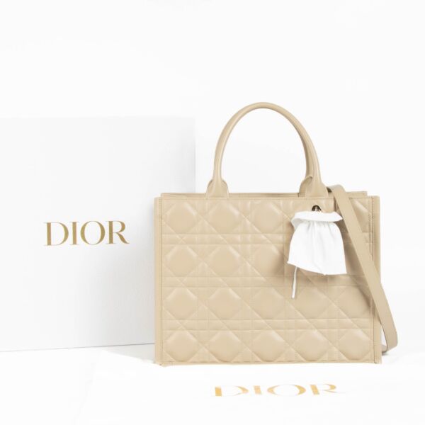 Christian Dior Sand Book Tote