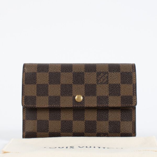 Louis Vuitton Damier Ebene Tresor Wallet