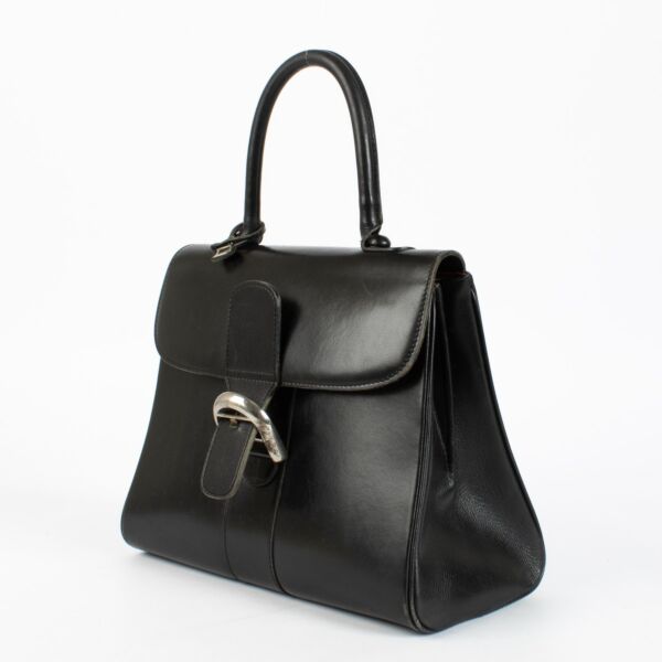 Delvaux Vintage Black Box Brillant MM 