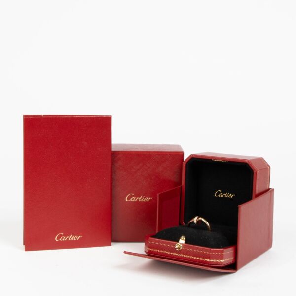 Cartier Yellow Gold Diamonds Juste Un Clou Classic Ring - Size 52