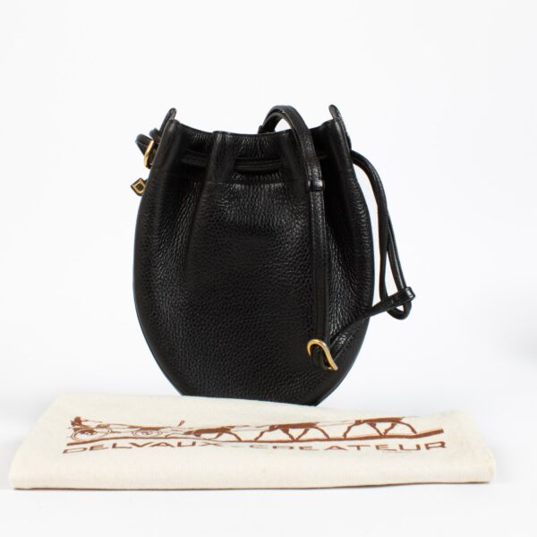 Delvaux Black Tabarin PM Bag