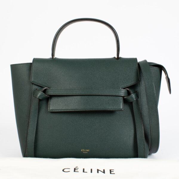 Celine Amazone Green Micro Belt Bag