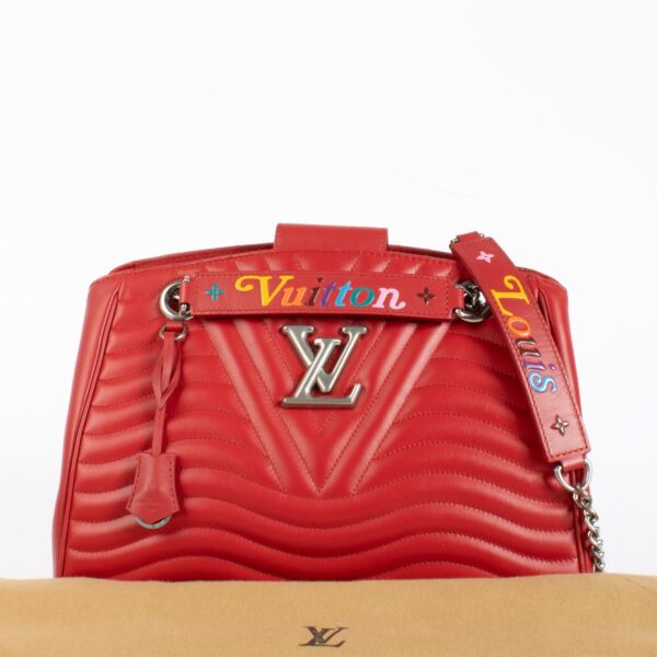 Louis Vuitton Red New Wave Tote Bag