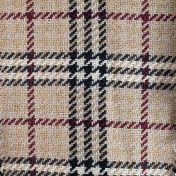 Burberry Beige Check Cashmere/Wool Scarf