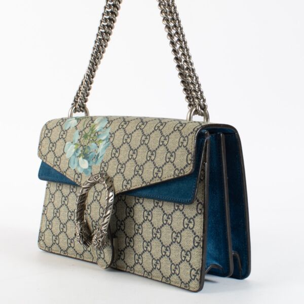 Gucci Bloom Medium Blue Accent Dionysus Bag