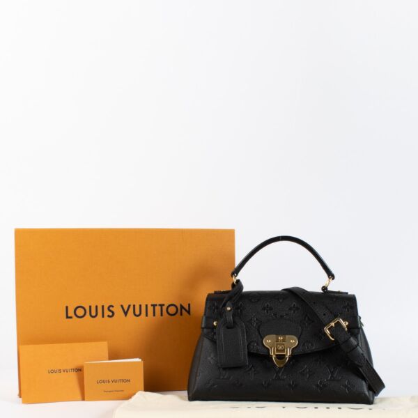 Louis Vuitton Black Monogram Empreinte Georges Bag