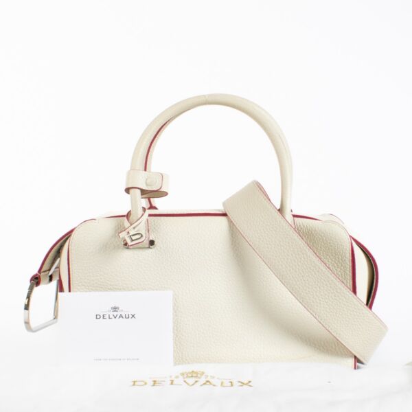 Delvaux White Cool Box MM