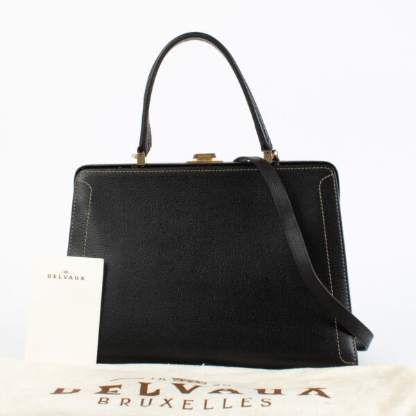 Delvaux Black Jumping Classico Bag
