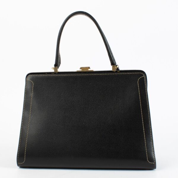 Authentic preloved Delvaux Black Jumping Classico Bag on Labellov.com
