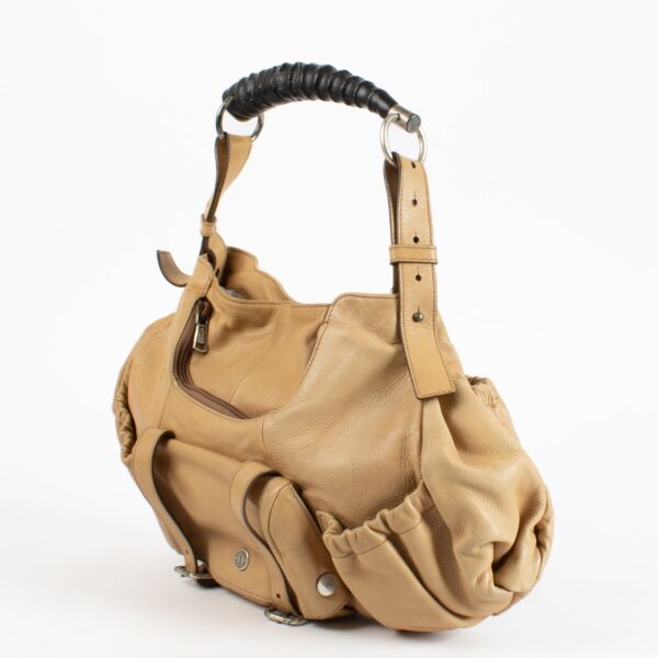 Saint Laurent Beige Front Pocket Mombasa Bag