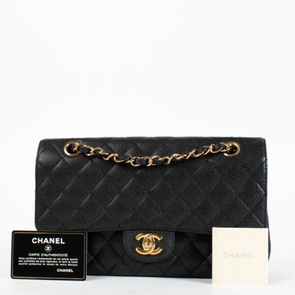 Chanel Black Caviar Medium Classic 11.12 Classic flap bag