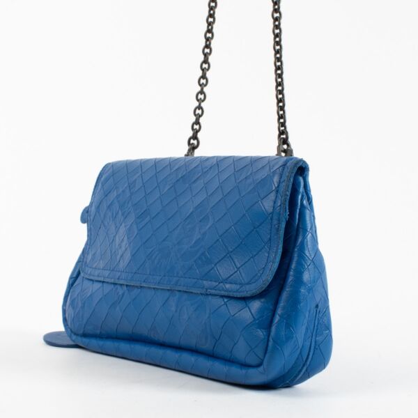 Bottega Veneta Blue Butterfly Crossbody Bag