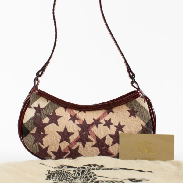 Burberry Check Star Mini Bag Top Handle