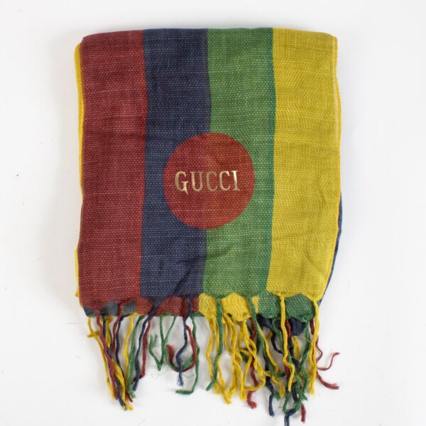 Authentic Second Hand Gucci Multicolor Scarf on Labellov.com