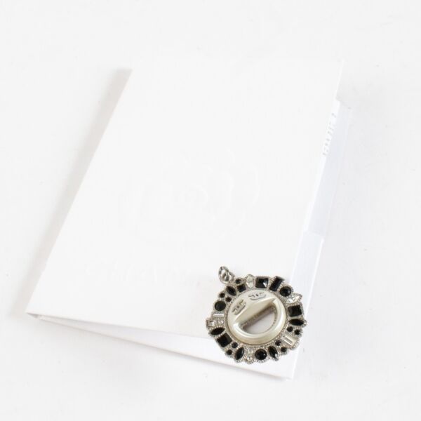 Chanel 16K Smiley Crystal Pendant