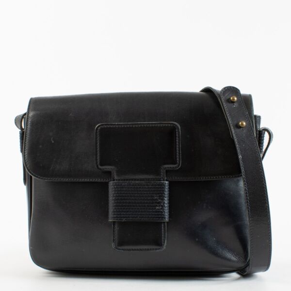 Authentic preloved Delvaux Blue Shoulder Bag on Labellov.com