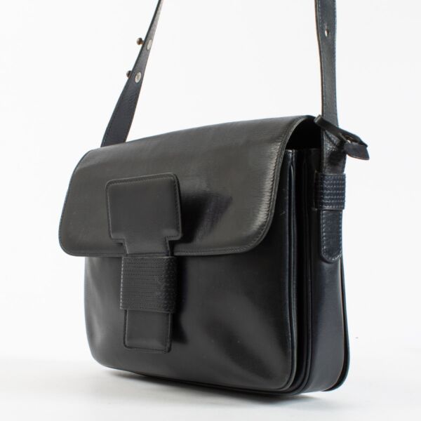 Delvaux Blue Shoulder Bag