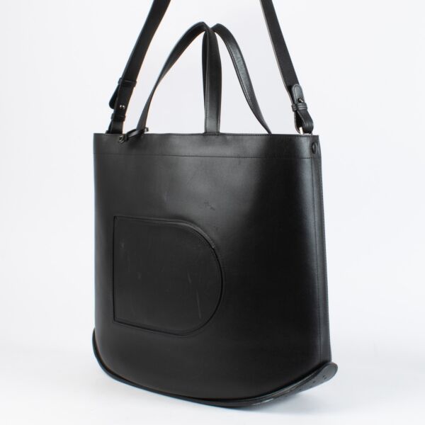 Delvaux Black Box Calf Pin Cabas Bag