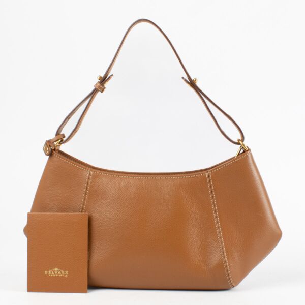 Delvaux Cognac Désir Shoulder Bag
