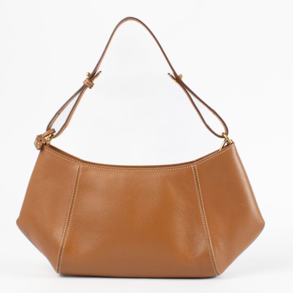 Delvaux Cognac Désir Shoulder Bag