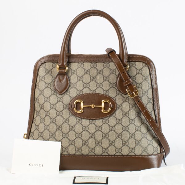 Gucci GG Supreme Horsebit 1955 Medium Bag