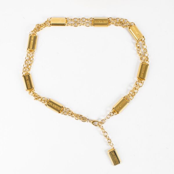 Authentic Second Hand Moschino Gold Chain Belt on Labellov.com