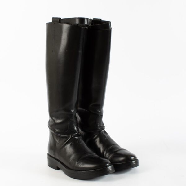 Ann Demeulemeester Black Stan Boots - Size 37 1/2