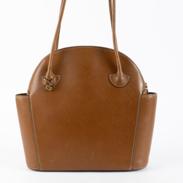Delvaux Cognac Mousson Shoulder bag