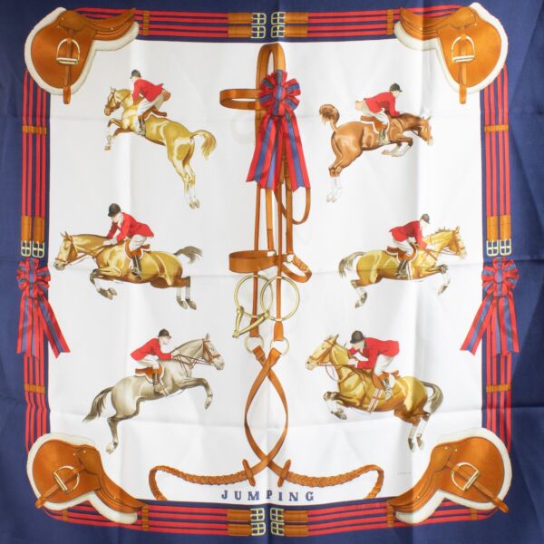 Hermès Jumping Silk Scarf 