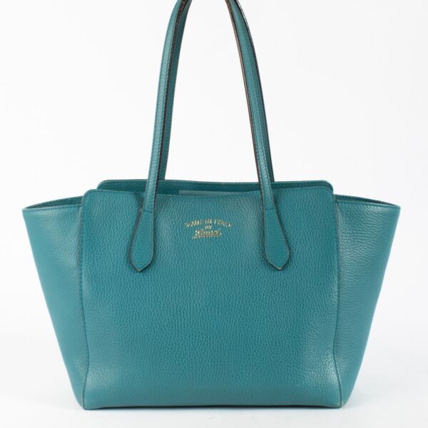 Gucci Teal Blue Swing Bag