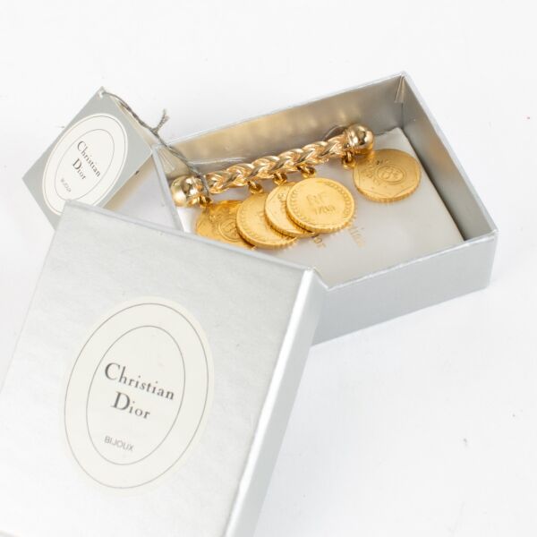 Christian Dior Vintage 24K Gold Plated French Revolution Brooch