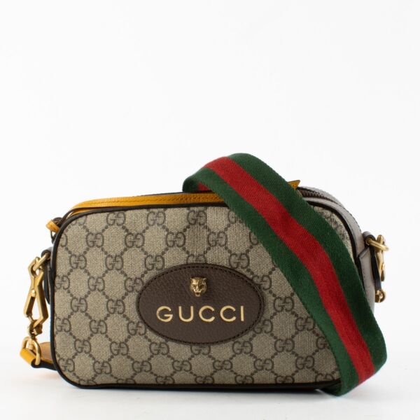 Authentic pre-loved Gucci GG Supreme Neo Vintage Crossbody Bag on Labellov.com