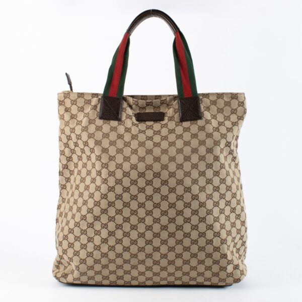 Authentic pre-loved Gucci GG Canvas Tote on Labellov.com
