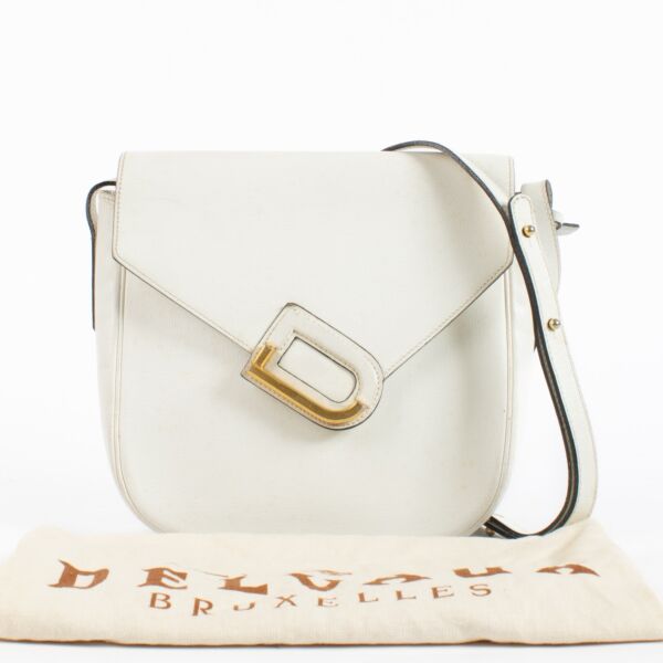 Delvaux White Orphé Crossbody