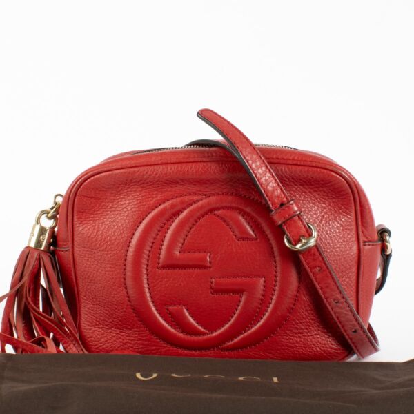 Gucci Red Soho Disco Bag