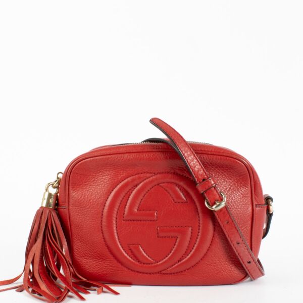 Gucci Red Soho Disco Bag