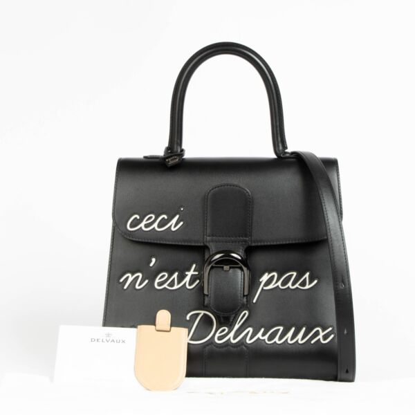 Delvaux Black Box Calf Brillant L'Humour MM Bag
