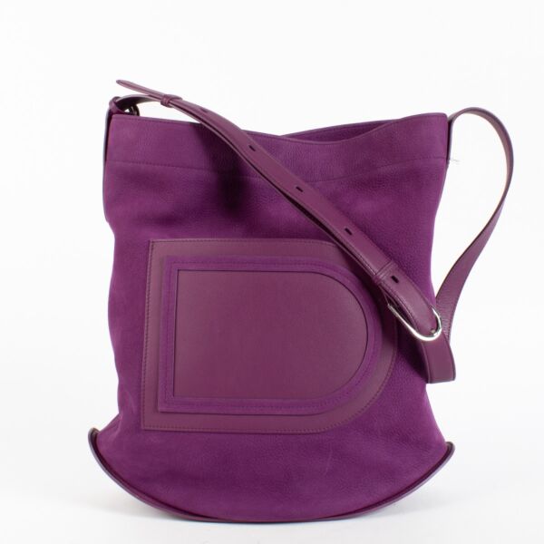Authentic Second Hand Delvaux Purple Nubuck Le Pin on Labellov.com