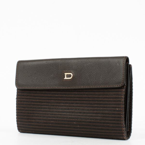 Delvaux Brown Long Wallet