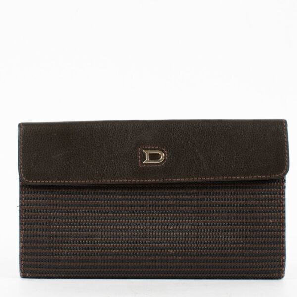 Delvaux Brown Long Wallet
