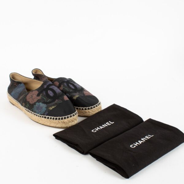 Chanel Floral CC Espadrilles - Size 40