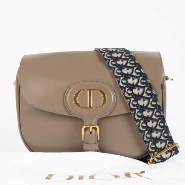 Christian Dior Taupe Large Bobby Bag
