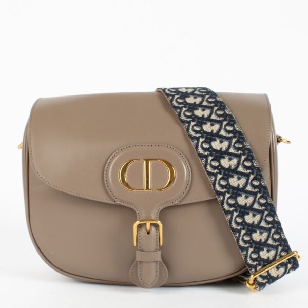 shop 100% authentic second hand Christian Dior Taupe Large Bobby Bag on Labellov.com